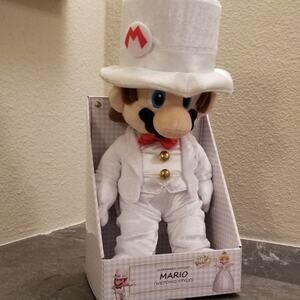 Plush - Wedding Mario Groom, 14-inch (NEW) - Super Mario Odyssey - Nintendo